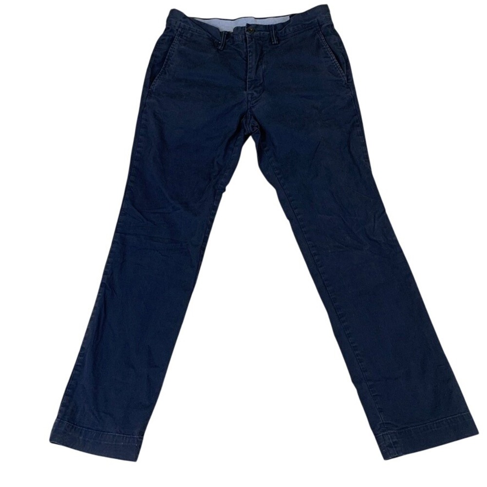 Polo Ralph Lauren Slim Stretch Chino Pants Mens 30x30 Navy Casual Golf Preppy